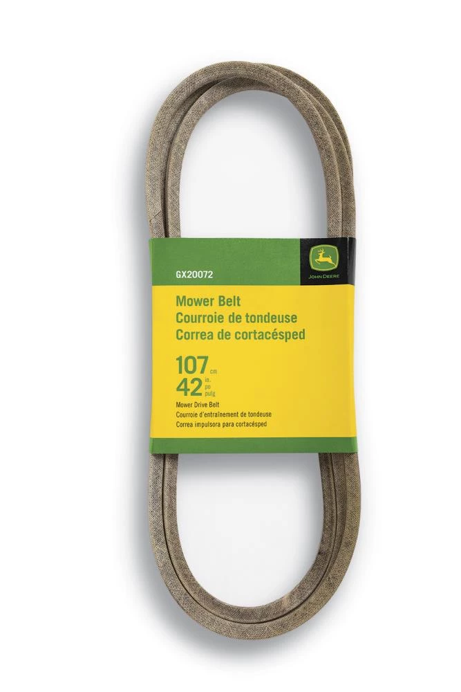 Flash Sale ⭐ John Deere Lawn Mowers GX20072 42-in Deck/Drive Belt for Riding Mower/Tractors (1/2-in W x 103.875-in L) ⌛ 1 Flash Sale ⭐ John Deere Lawn Mowers GX20072 42-in Deck/Drive Belt for Riding Mower/Tractors (1/2-in W x 103.875-in L) ⌛