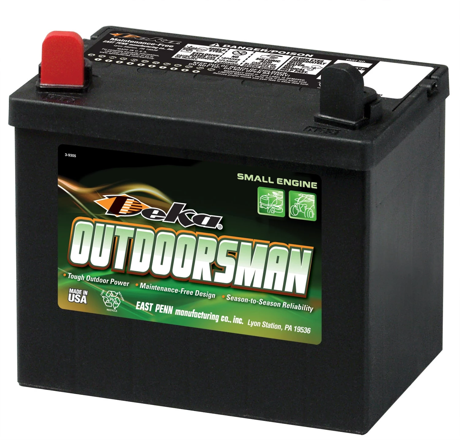 Promo 🔔 Deka Power Equipment Parts 12-Volt 410-Amp Mower Battery 👍 1 Promo 🔔 Deka Power Equipment Parts 12-Volt 410-Amp Mower Battery 👍