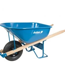 Flash Sale ๐ JACKSON Wheelbarrows & Yard Carts 6-cu ft Wheelbarrow Flat-free Tire(s) โค๏ธ