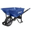 Best Sale ⌛ Kobalt Wheelbarrows & Yard Carts 6-cu ft Steel Wheelbarrow with Flat-Free Tire(s) 🌟