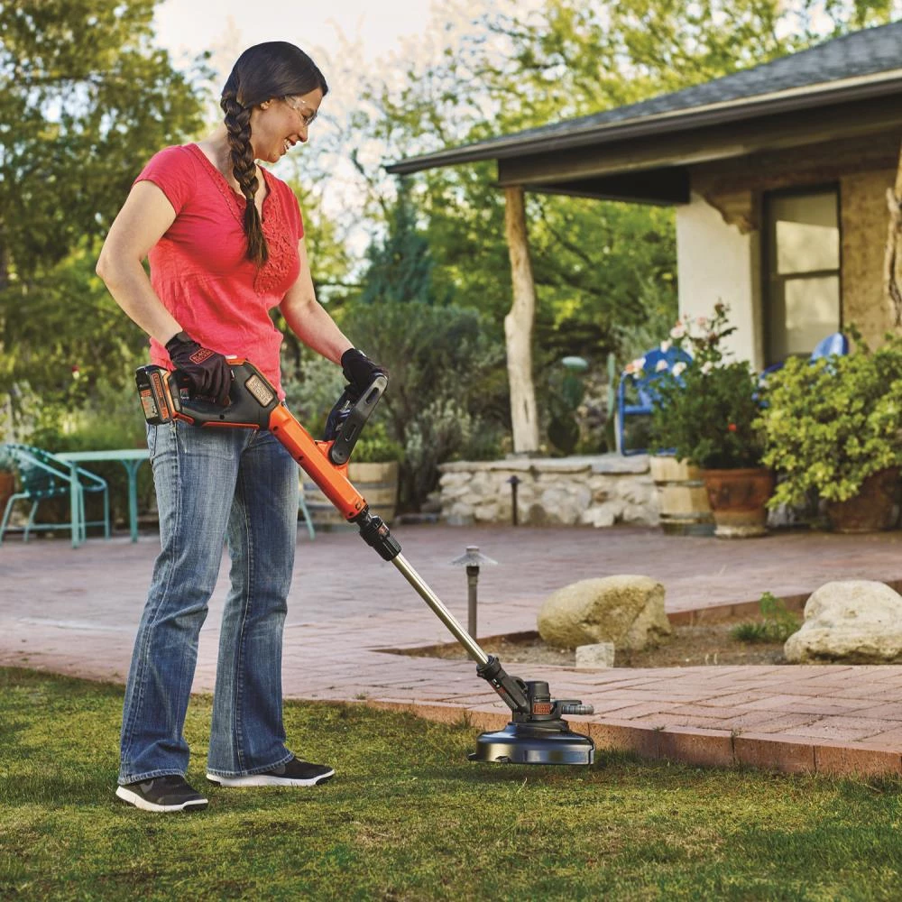 Discount ⭐ BLACK+DECKER Trimmers & Edgers EASYFEED 20-Volt Max 12-in Straight Cordless String Trimmer with Edger Capable (Battery Included) ✨ 9 Discount ⭐ BLACK+DECKER Trimmers & Edgers EASYFEED 20-Volt Max 12-in Straight Cordless String Trimmer with Edger Capable (Battery Included) ✨ - Image 9