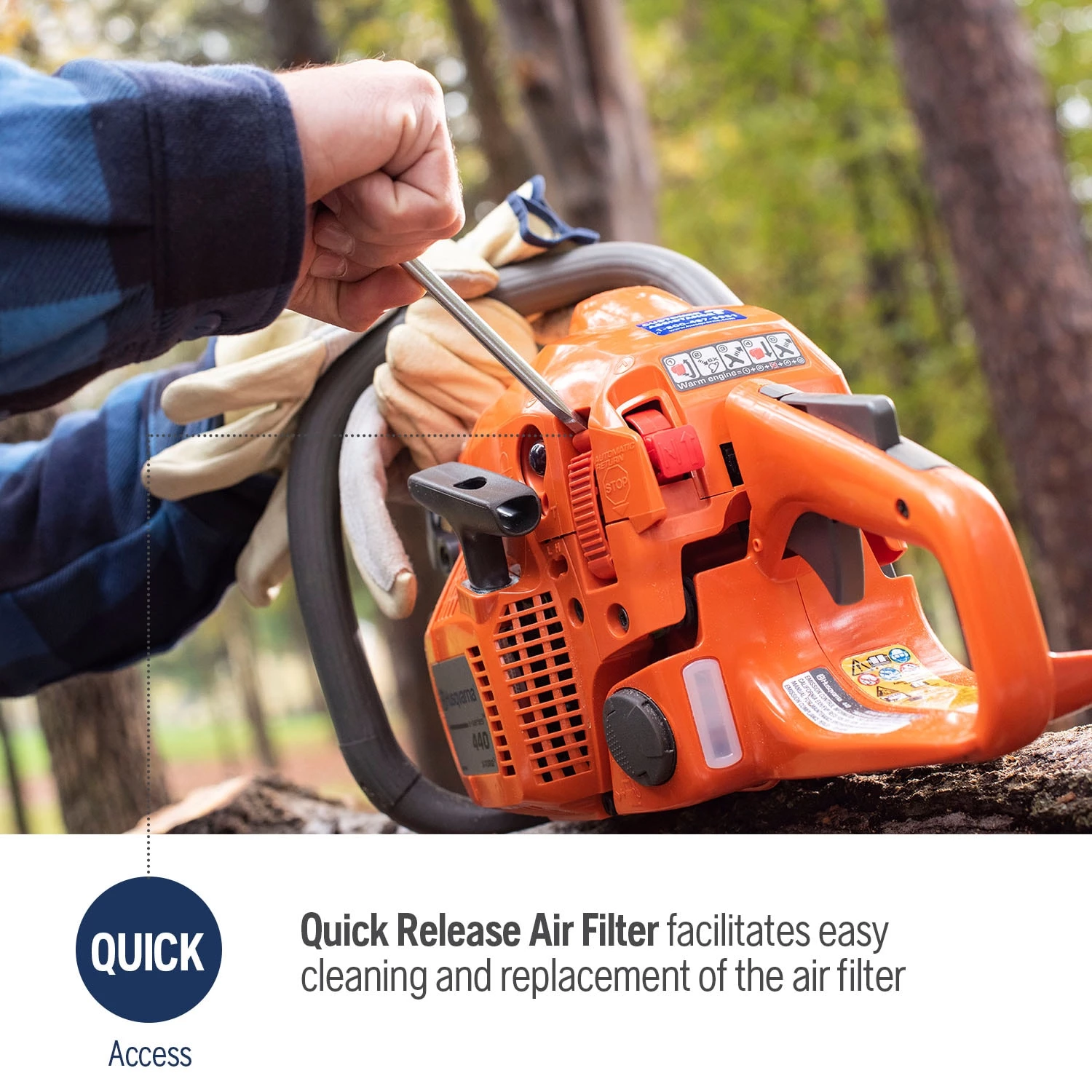 Discount ๐ Husqvarna Chainsaws & Pole Saws Husqvarna 440 18-in 40.9-cc 2-Cycle Gas Chainsaw ๐ 5 Discount ๐ Husqvarna Chainsaws & Pole Saws Husqvarna 440 18-in 40.9-cc 2-Cycle Gas Chainsaw ๐ - Image 5