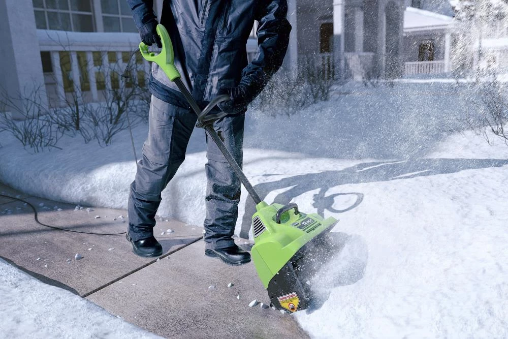 Coupon 🔥 Greenworks Snow Blowers 8-Amp 12-in Corded Electric Snow Blower 😍 9 Coupon 🔥 Greenworks Snow Blowers 8-Amp 12-in Corded Electric Snow Blower 😍 - Image 9