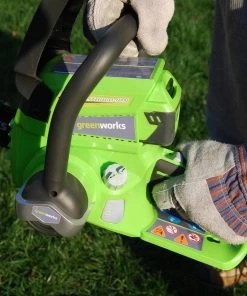 Flash Sale 🤩 Greenworks Chainsaws & Pole Saws 24-Volt 10-in Cordless Electric Chainsaw 2 Ah (Battery & Charger Included) ✨ -Outdoor Tools sale 08868241