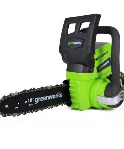 Flash Sale 🤩 Greenworks Chainsaws & Pole Saws 24-Volt 10-in Cordless Electric Chainsaw 2 Ah (Battery & Charger Included) ✨ -Outdoor Tools sale 08868243