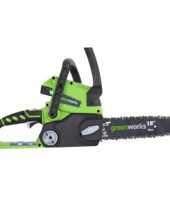 Flash Sale 🤩 Greenworks Chainsaws & Pole Saws 24-Volt 10-in Cordless Electric Chainsaw 2 Ah (Battery & Charger Included) ✨ -Outdoor Tools sale 08868244