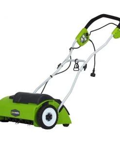 Best deal 🔥 Greenworks Lawn Mowers 14-in Dethatcher 🎁