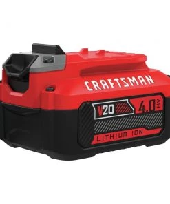 Best Sale 🧨 CRAFTSMAN Power Equipment Parts 20-Volt Max 4 Ah Rechargeable Lithium Ion (Li-Ion) Cordless Power Equipment Battery 🧨