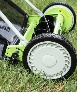 Buy 🛒 Greenworks Lawn Mowers 16-in 5 Reel Lawn Mower ⭐ -Outdoor Tools sale 09827379