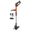 Outlet ⭐ BLACK+DECKER Trimmers & Edgers EASYFEED 20-Volt Max 12-in Straight Cordless String Trimmer With Edger Capable (Battery Included) 😀