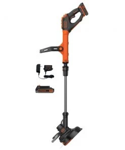 Outlet โญ BLACK+DECKER Trimmers & Edgers EASYFEED 20-Volt Max 12-in Straight Cordless String Trimmer With Edger Capable (Battery Included) ๐