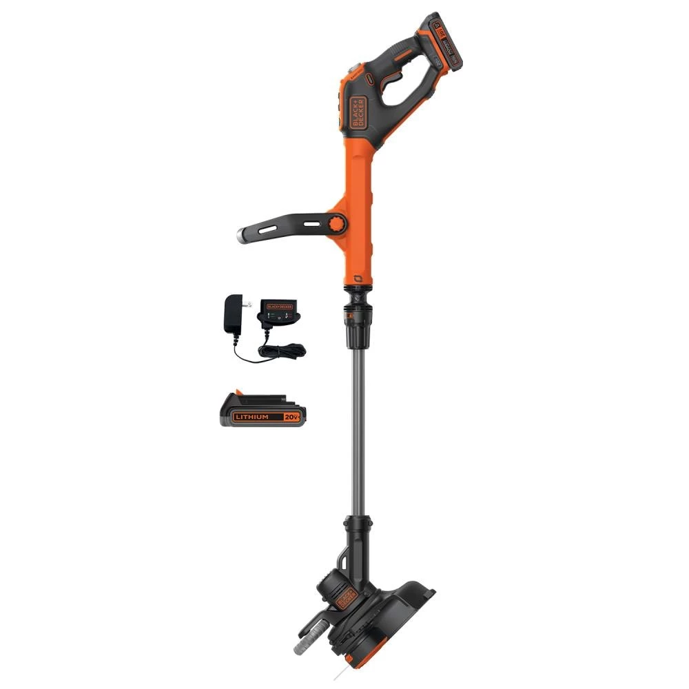 Outlet ⭐ BLACK+DECKER Trimmers & Edgers EASYFEED 20-Volt Max 12-in Straight Cordless String Trimmer With Edger Capable (Battery Included) 😀 1 Outlet ⭐ BLACK+DECKER Trimmers & Edgers EASYFEED 20-Volt Max 12-in Straight Cordless String Trimmer With Edger Capable (Battery Included) 😀