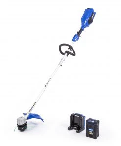 Deals 😀 Kobalt Trimmers & Edgers 80-Volt Max 16-in Straight Cordless String Trimmer (Battery Included) 💯