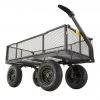 Hot Sale ✔️ Gorilla Carts Wheelbarrows & Yard Carts 6-cu ft Steel Yard Cart 🛒