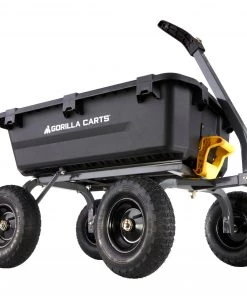 Best Sale โญ Gorilla Carts Wheelbarrows & Yard Carts 7-cu ft Poly Yard Cart ๐คฉ