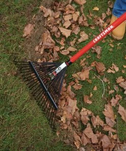 Hot Sale 🔔 CRAFTSMAN Lawn & Garden Hand Tools 24-in Lawn and Leaf Rake 🔥 -Outdoor Tools sale 10163572 scaled