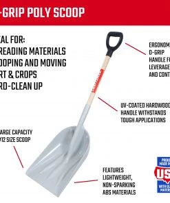 Discount 🤩 CRAFTSMAN Lawn & Garden Hand Tools 28-in Wood D-Handle Scoop ⭐ 11 Discount 🤩 CRAFTSMAN Lawn & Garden Hand Tools 28-in Wood D-Handle Scoop ⭐ -Outdoor Tools sale 10163671