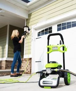 Wholesale 🎁 Greenworks Pressure Washers 2000-PSI 1.2-GPM Cold Water Electric Pressure Washer 👍 -Outdoor Tools sale 10217261