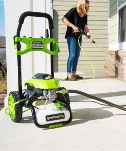 Wholesale 🎁 Greenworks Pressure Washers 2000-PSI 1.2-GPM Cold Water Electric Pressure Washer 👍 -Outdoor Tools sale 10217269