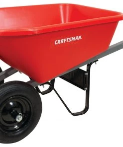 Cheap โ CRAFTSMAN Wheelbarrows & Yard Carts 6-cu ft Poly Wheelbarrow ๐