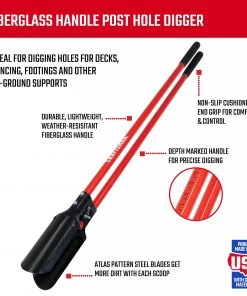 Coupon 🤩 CRAFTSMAN Lawn & Garden Hand Tools 9-in Post Hole Digger 🎁 -Outdoor Tools sale 10339289 scaled