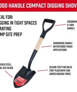 Outlet ✨ CRAFTSMAN Lawn & Garden Hand Tools 10.75-in Wood D-Handle Digging Shovel 🎉 10 Outlet ✨ CRAFTSMAN Lawn & Garden Hand Tools 10.75-in Wood D-Handle Digging Shovel 🎉 -Outdoor Tools sale 10339316