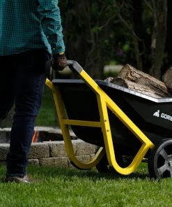 Hot Sale 😀 Gorilla Carts Wheelbarrows & Yard Carts 7-cu ft Poly Yard Cart ⌛ -Outdoor Tools sale 10383555 scaled