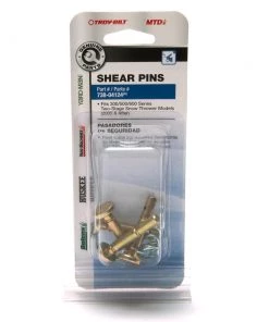New ✔️ Troy-Bilt Snow Blower Parts & Accessories Metal Snow Blower Shear Pins 🔔 -Outdoor Tools sale 10421157