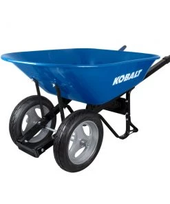 Deals 🧨 Kobalt Wheelbarrows & Yard Carts 7-cu ft Steel Wheelbarrow with Flat-Free Tire 🎁