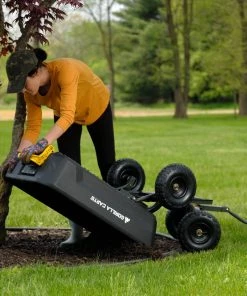 Outlet 😍 Gorilla Carts Wheelbarrows & Yard Carts 4-cu ft Poly Yard Cart 🔔 -Outdoor Tools sale 11064523 scaled