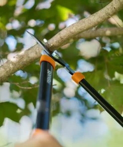 Discount ❤️ Fiskars Lawn & Garden Hand Tools Power-Lever 21.25-in Steel Compound Bypass Lopper 👏 -Outdoor Tools sale 11383466