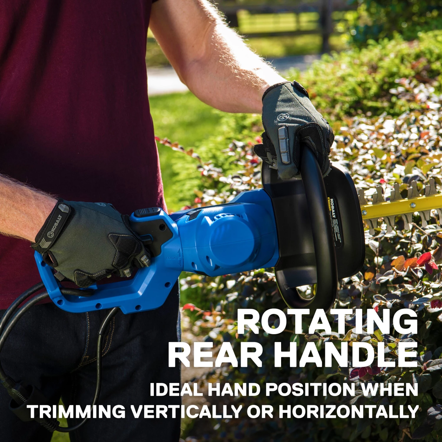 Brand new ๐ Kobalt Trimmers & Edgers 4-Amp 26-in Corded Electric Hedge Trimmer ๐ฏ 6 Brand new ๐ Kobalt Trimmers & Edgers 4-Amp 26-in Corded Electric Hedge Trimmer ๐ฏ - Image 6