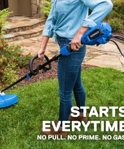 Coupon 👍 Kobalt Trimmers & Edgers 10-Amp 18-in Corded Electric String Trimmer with Attachment Capability 🌟 -Outdoor Tools sale 12050571