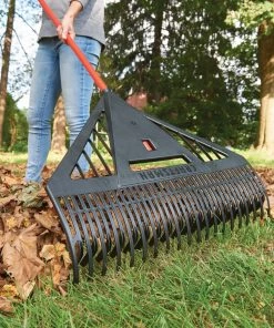 Best Pirce 💯 CRAFTSMAN Lawn & Garden Hand Tools Dual Tine 26-in Leaf Rake 🎁 -Outdoor Tools sale 12157797 scaled
