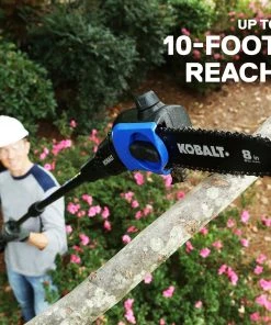 Brand new 🔥 Kobalt Chainsaws & Pole Saws 40-Volt Max 8-in Cordless Electric Pole Saw (Battery & Charger Included) ✔️ -Outdoor Tools sale 12234439