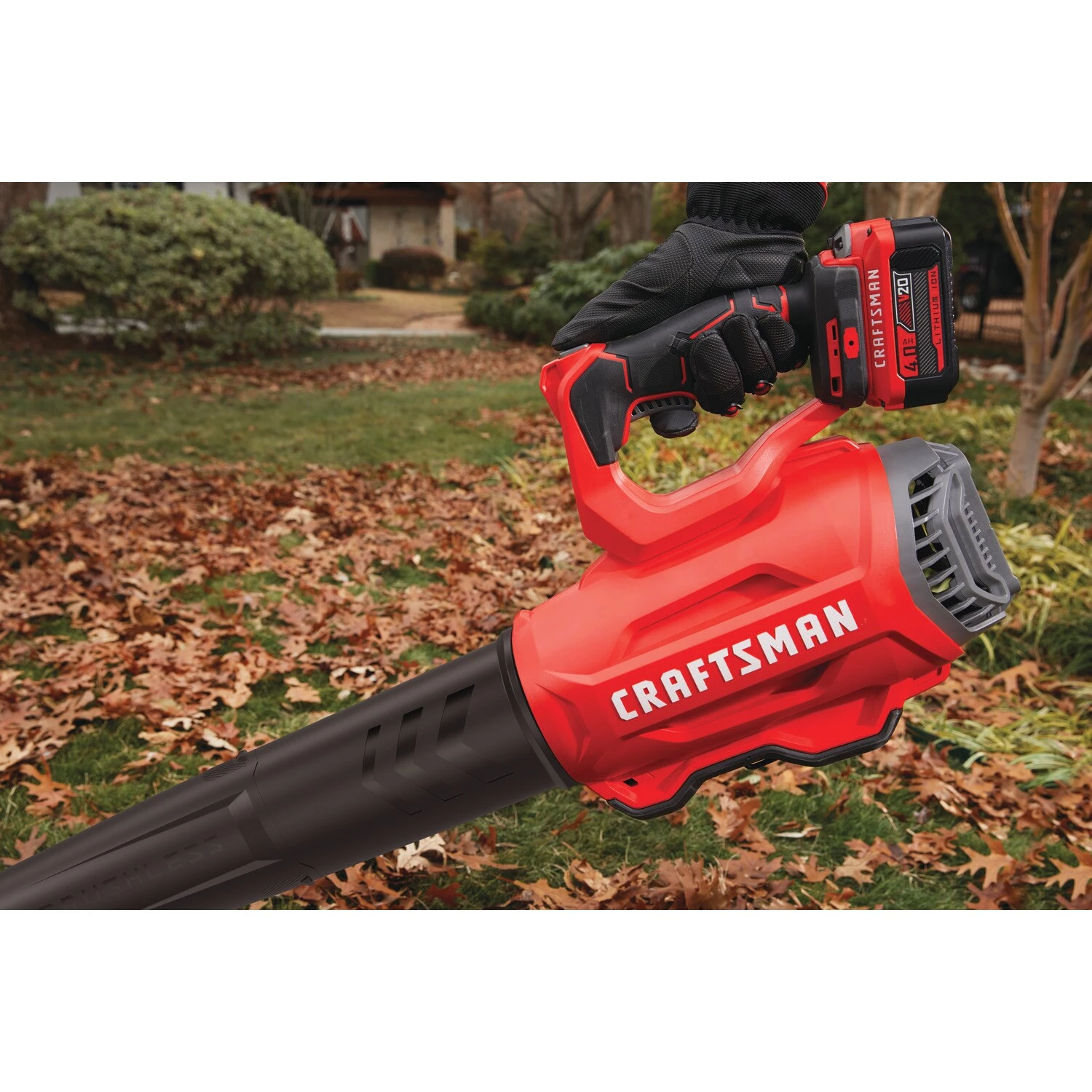 Cheap ๐ CRAFTSMAN Leaf Blowers V20 20-volt Max 350-CFM Brushless Handheld Cordless Electric Leaf Blower (Battery Included) โจ 11 Cheap ๐ CRAFTSMAN Leaf Blowers V20 20-volt Max 350-CFM Brushless Handheld Cordless Electric Leaf Blower (Battery Included) โจ - Image 11
