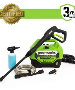 Brand new 🛒 Greenworks Pressure Washers 1800-PSI 1.1-GPM Cold Water Electric Pressure Washer 👏
