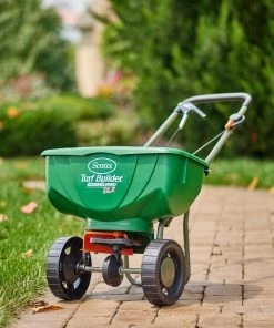 Budget 🛒 Scotts Spreaders & Sprayers Turf Builder 46-lb Broadcast Spreader 😀 -Outdoor Tools sale 15484580