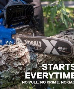 Brand new 🧨 Kobalt Chainsaws & Pole Saws 40-Volt 14-in Brushless Cordless Electric Chainsaw 4 Ah (Battery & Charger Included) 😀 -Outdoor Tools sale 15925937
