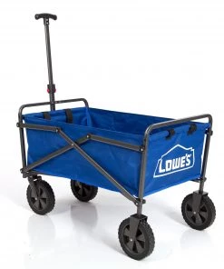 Brand new ⭐ Lowe's Wheelbarrows & Yard Carts 4-cu ft Steel Folding Yard Cart 🔥