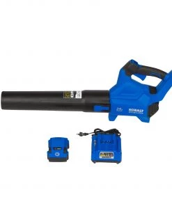 Cheap 🔥 Kobalt Leaf Blowers 24-volt Max 500-CFM Brushless Handheld Cordless Electric Leaf Blower 4 Ah (Battery & Charger Included) 👍