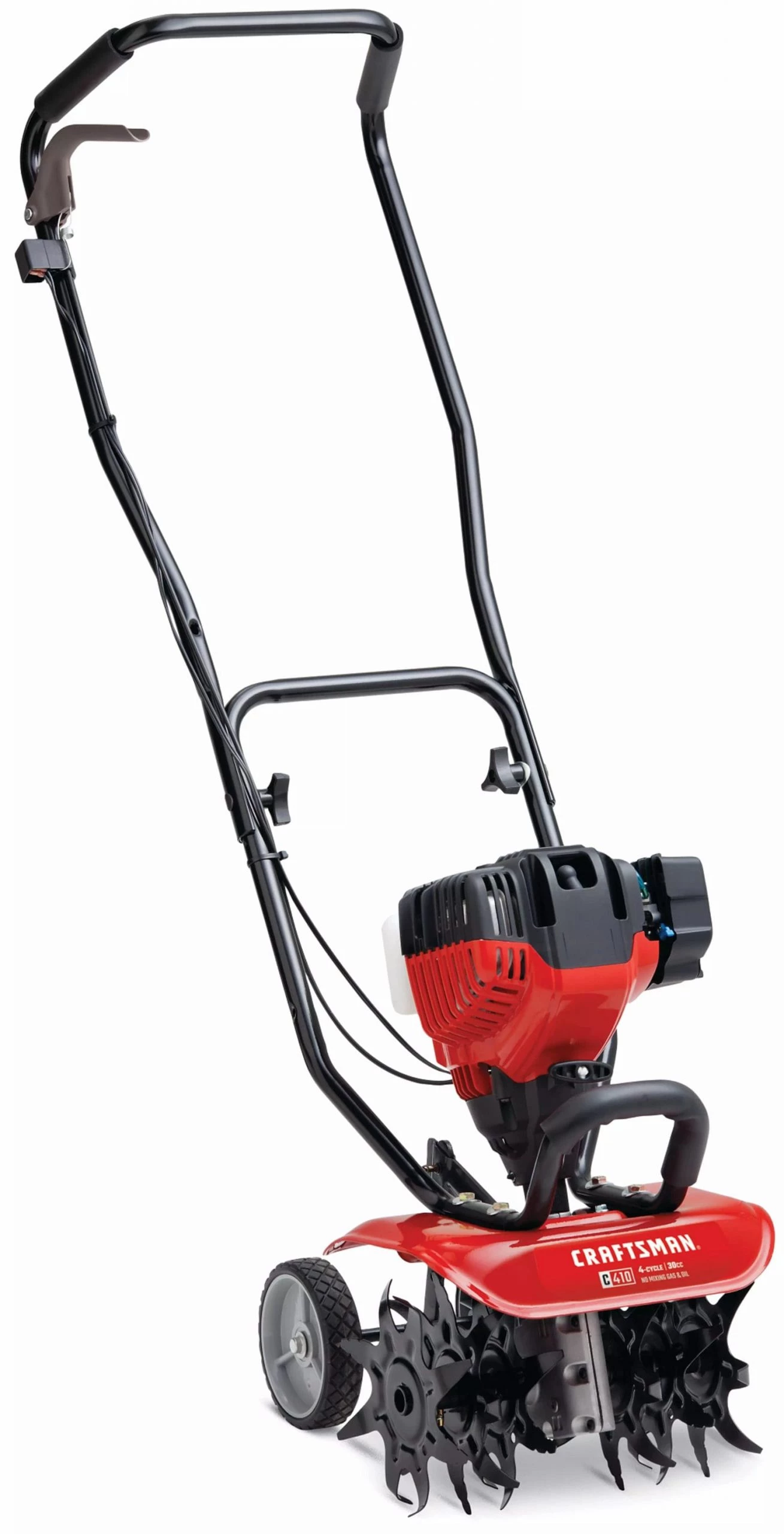 Promo ✨ CRAFTSMAN Tillers & Cultivators C410 30-cc 4-cycle 12-in Forward-rotating Gas Cultivator ⭐ 1 Promo ✨ CRAFTSMAN Tillers & Cultivators C410 30-cc 4-cycle 12-in Forward-rotating Gas Cultivator ⭐