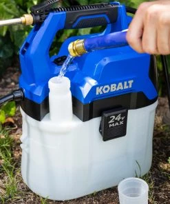 Outlet 😀 Kobalt Spreaders & Sprayers 2.11-Gallon Plastic Handheld Sprayer ✔️ -Outdoor Tools sale 16682010