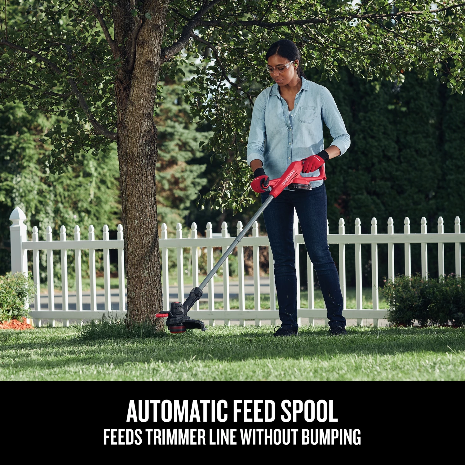 Best Sale 🎉 CRAFTSMAN Trimmers & Edgers V20 20-volt Max 10-in Straight Cordless String Trimmerwith Edger Capable (Battery Included)) 🤩 5 Best Sale 🎉 CRAFTSMAN Trimmers & Edgers V20 20-volt Max 10-in Straight Cordless String Trimmerwith Edger Capable (Battery Included)) 🤩 - Image 5