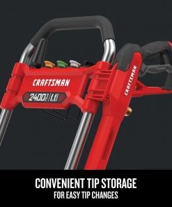 Flash Sale 😀 CRAFTSMAN Pressure Washers 2400-PSI 1.1-GPM Cold Water Electric Pressure Washer 👏 -Outdoor Tools sale 16809100