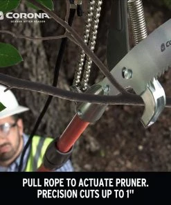 Best Pirce 🔥 Corona Chainsaws & Pole Saws 16-ft Fiberglass Pass-thru Pole Pruner 🎉 -Outdoor Tools sale 17881773