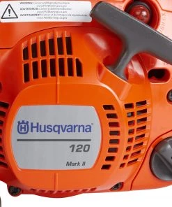 Promo 🎉 Husqvarna Chainsaws & Pole Saws Husqvarna 120 Mark II 14-in 38.2-cc 2-Cycle Gas Chainsaw 🎉 -Outdoor Tools sale 40729264