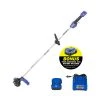 Hot Sale 👏 Kobalt Trimmers & Edgers 24-Volt 12-in Straight Cordless String Trimmer (Battery Included) 😍