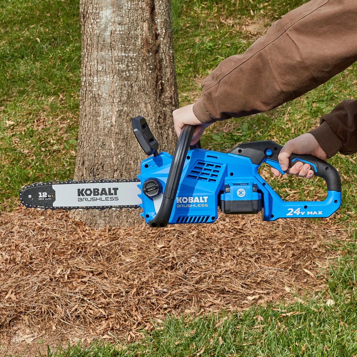 Wholesale 🎁 Kobalt Chainsaws & Pole Saws 24-Volt 12-in Brushless Cordless Electric Chainsaw 4 Ah (Battery & Charger Included) ⌛ 2 Wholesale 🎁 Kobalt Chainsaws & Pole Saws 24-Volt 12-in Brushless Cordless Electric Chainsaw 4 Ah (Battery & Charger Included) ⌛ - Image 2