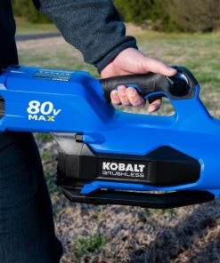 Best Sale ✔️ Kobalt Leaf Blowers 80-volt Max 630-CFM Brushless Handheld Cordless Electric Leaf Blower 2.5 Ah (Battery & Charger Included) 🌟 -Outdoor Tools sale 41718130